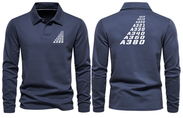 AIRBUS FAMILY LONG SLEEVE POLO